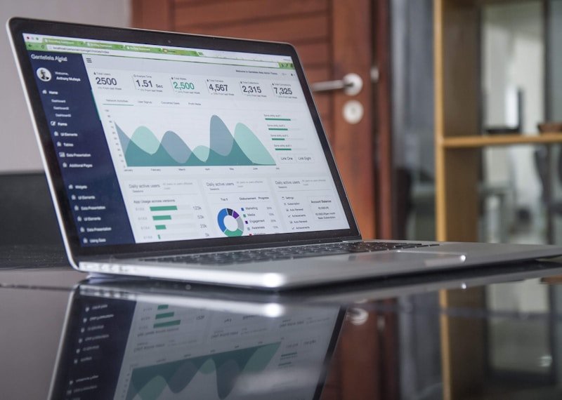Analytics charts and reports